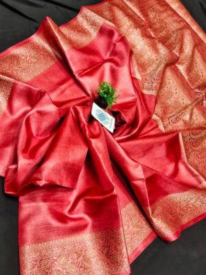 Elegant Tussar Silk Saree