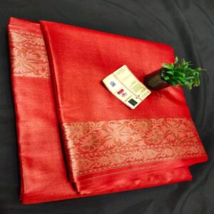 Elegant Tussar Silk Saree - Image 2