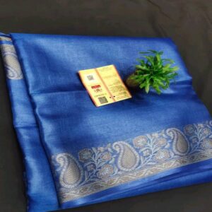 Elegant Tussar Silk Saree - Image 4