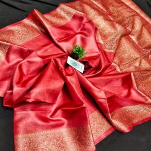 Elegant Tussar Silk Saree - Image 6