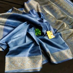 Elegant Tussar Silk Saree - Image 7