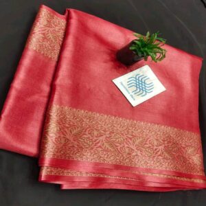Elegant Tussar Silk Saree - Image 11