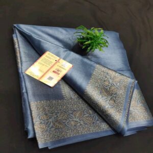 Elegant Tussar Silk Saree - Image 12
