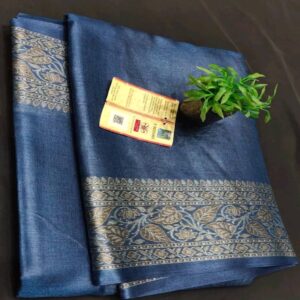 Elegant Tussar Silk Saree - Image 13