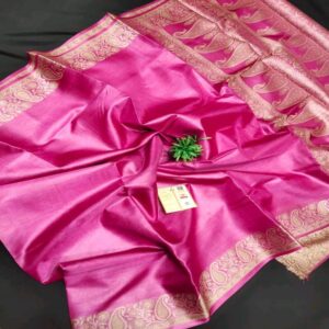 Elegant Tussar Silk Saree - Image 14