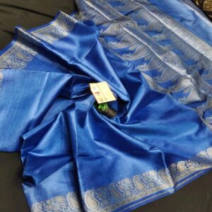 Elegant Tussar Silk Saree - Image 16
