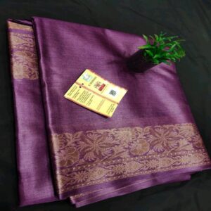 Elegant Tussar Silk Saree - Image 22