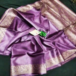 Elegant Tussar Silk Saree - Image 23