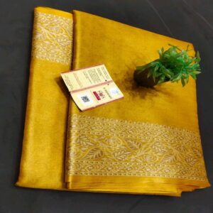 Elegant Tussar Silk Saree - Image 25