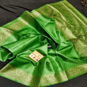 Elegant Tussar Silk Saree - Image 26