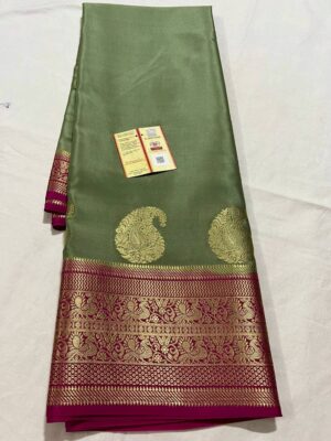 Most Beautiful Pure Mysore Silk Saree