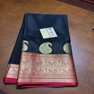 Most Beautiful Pure Mysore Silk Saree - Image 17