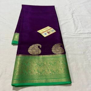 Most Beautiful Pure Mysore Silk Saree - Image 24
