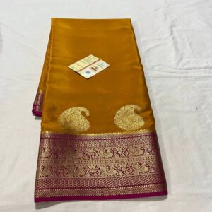 Most Beautiful Pure Mysore Silk Saree - Image 25