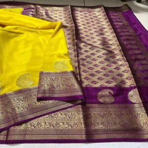 Most Beautiful Pure Mysore Silk Saree - Image 27
