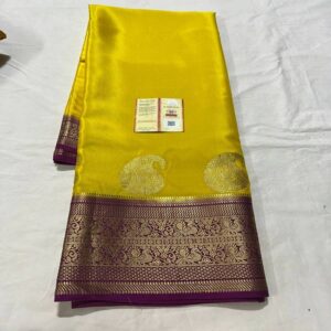 Most Beautiful Pure Mysore Silk Saree - Image 28