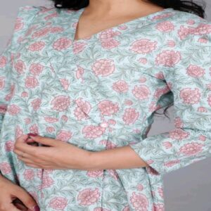 Peplum Short Kurti Pant Set - Image 7