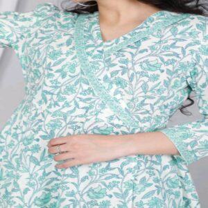 Peplum Short Kurti Pant Set - Image 13