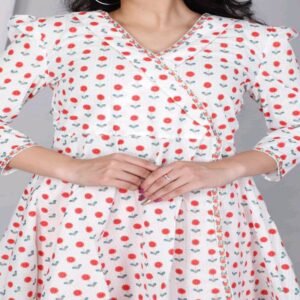Peplum Short Kurti Pant Set - Image 21