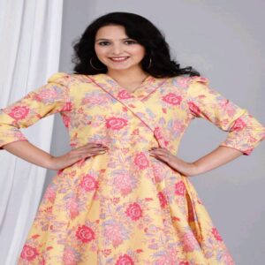 Peplum Short Kurti Pant Set - Image 30