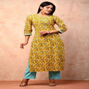 Simple Kurti Pant set - Image 8