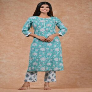 Simple Kurti Pant set - Image 21