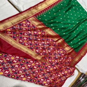 Gadwal Saree with Patola weave - Image 2