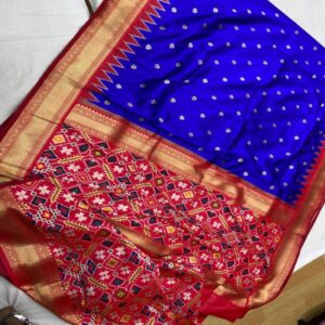 Gadwal Saree with Patola weave - Image 6
