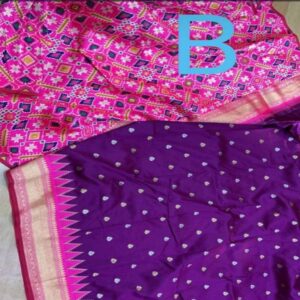 Gadwal Saree with Patola weave - Image 8