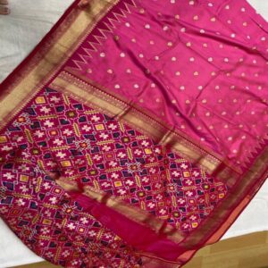 Gadwal Saree with Patola weave - Image 9