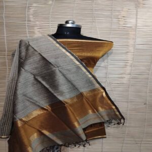 Maheshwari Silk Jute dress material - Image 3