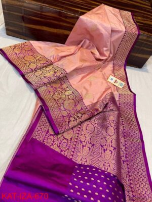 Pure Handloom banarasi KATAN Silk