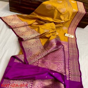 Pure Handloom banarasi KATAN Silk - Image 2