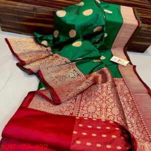 Pure Handloom banarasi KATAN Silk - Image 3