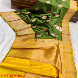 Pure Handloom banarasi KATAN Silk - Image 5