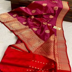 Pure Handloom banarasi KATAN Silk - Image 6