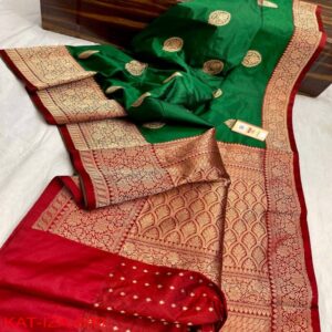 Pure Handloom banarasi KATAN Silk - Image 8