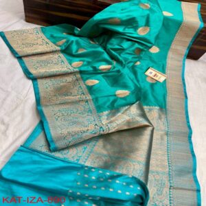 Pure Handloom banarasi KATAN Silk - Image 9