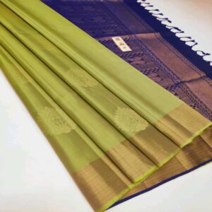 Silk Saree with Tissue Border - Image 26