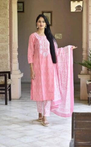 Pure Cotton Kurta Pant set