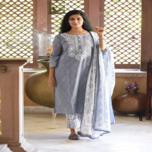 Pure Cotton Kurta Pant set - Image 5