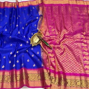 Pure Gadwal Silk Saree - Image 2