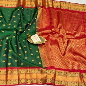 Pure Gadwal Silk Saree - Image 3