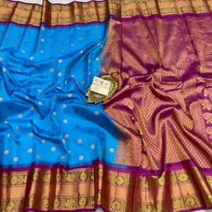 Pure Gadwal Silk Saree - Image 6