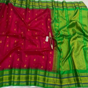 Pure Gadwal Silk Saree - Image 7
