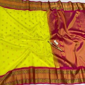 Pure Gadwal Silk Saree - Image 9