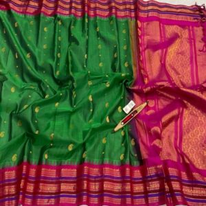 Pure Gadwal Silk Saree - Image 11