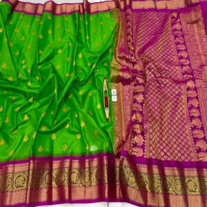 Pure Gadwal Silk Saree - Image 14