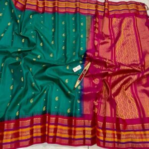 Pure Gadwal Silk Saree - Image 16