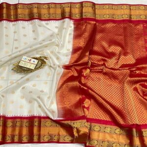 Pure Gadwal Silk Saree - Image 17